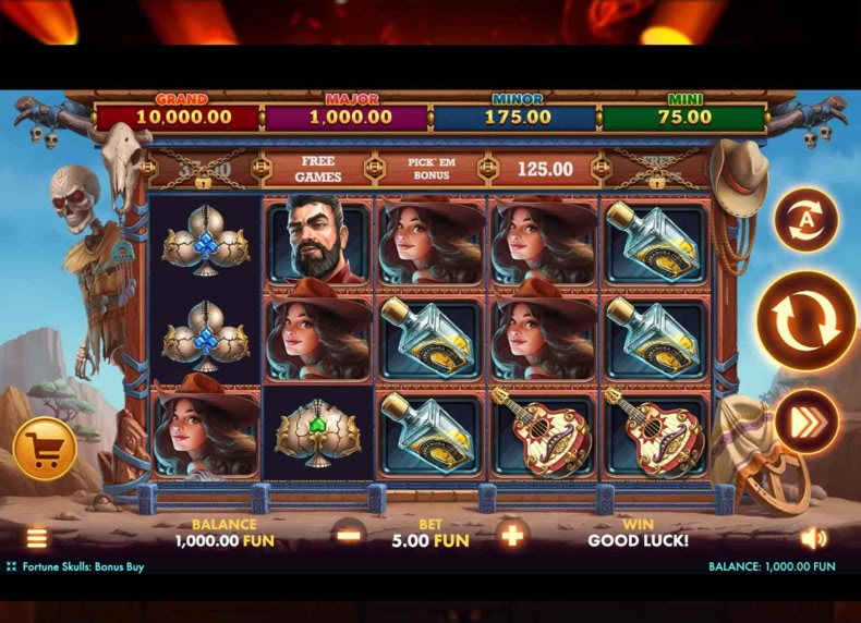 FORTUNE SKULLS BONUS BUY game - play for free
