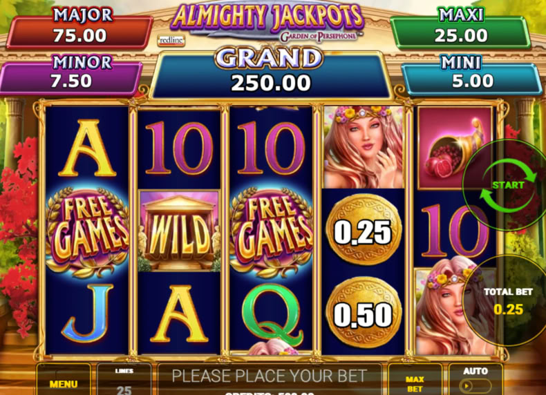 Almighty Jackpots – Garden of Persephone™ game - play for free