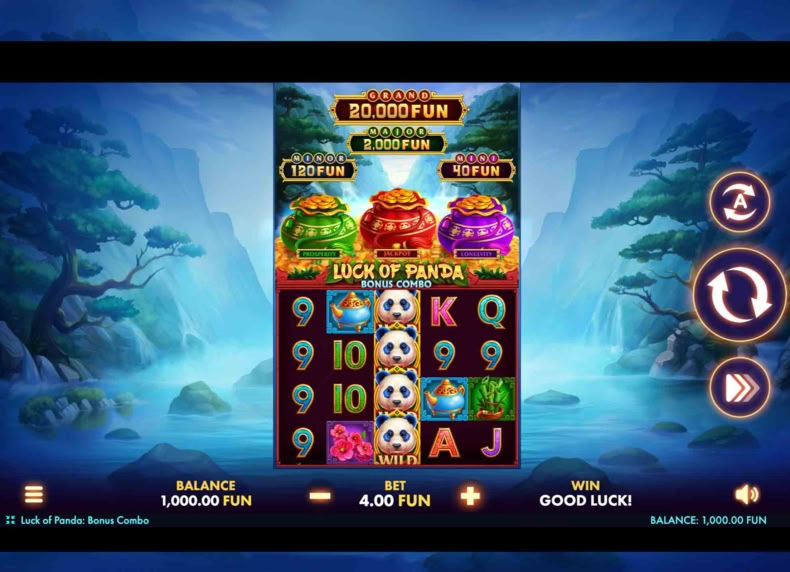 Luck of Panda: Bonus Combo game - play for free