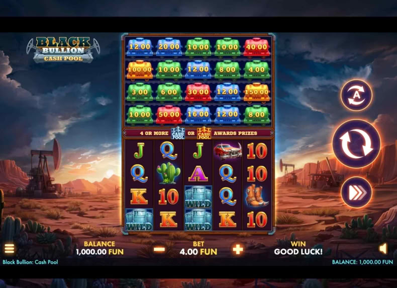 Black Bullion: Cash Pool game - play for free