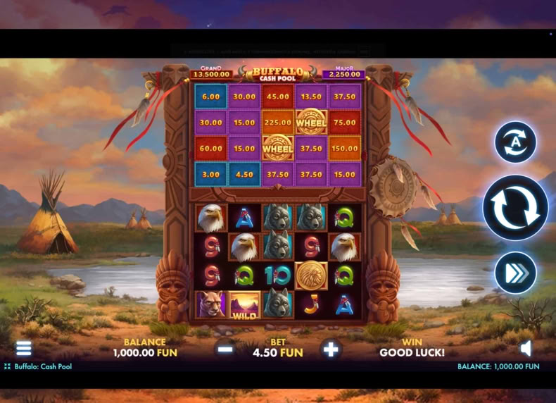 Buffalo Cash Pool game - play for free
