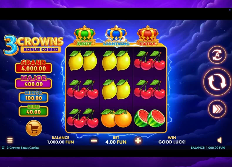 3 Crowns: Bonus Combo game - play for free