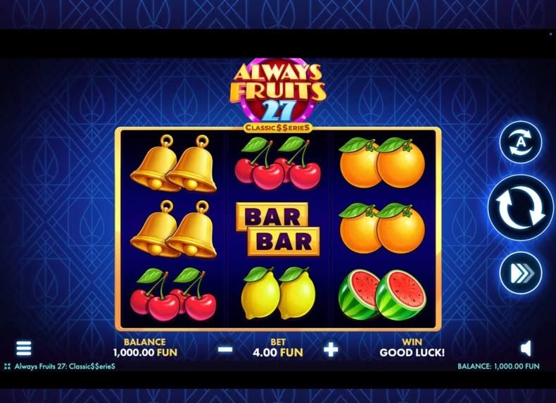 Always Fruits 27: Classic$$erieS game - play for free