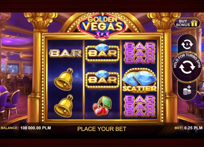 Golden Vegas 3x3 game - play for free