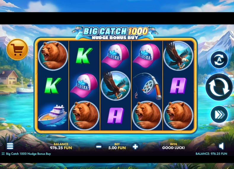 Big Catch 1000 Nudge Bonus Buy game - play for free