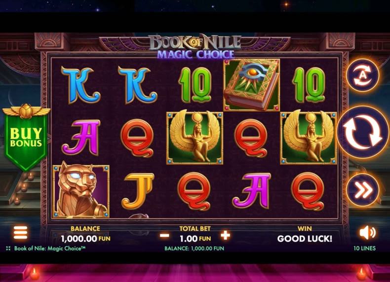 Book of Nile: Magic Сhoice game - play for free