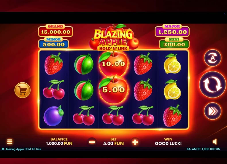 Blazing Apple: Hold 'N' Link game - play for free