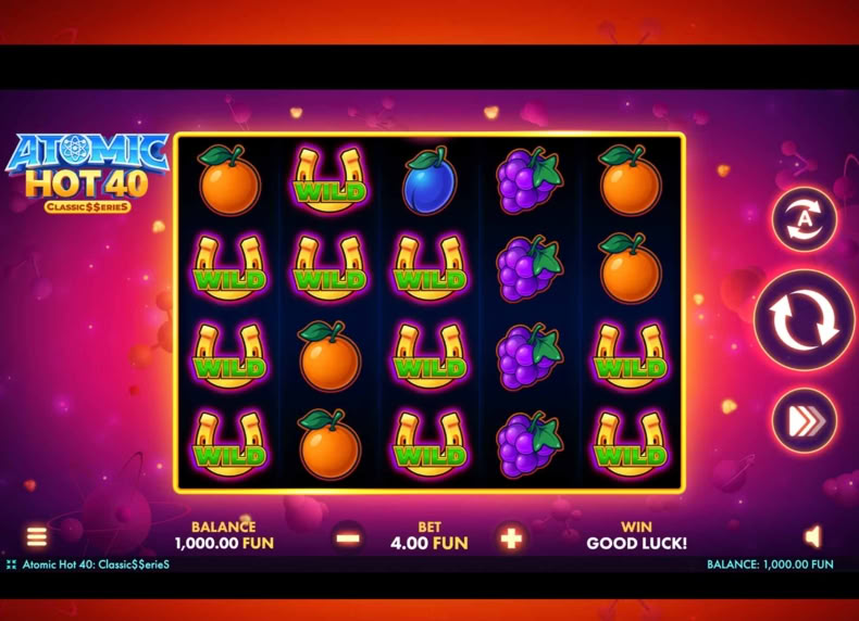 Atomic Hot 40:Classic$$erieS game - play for free