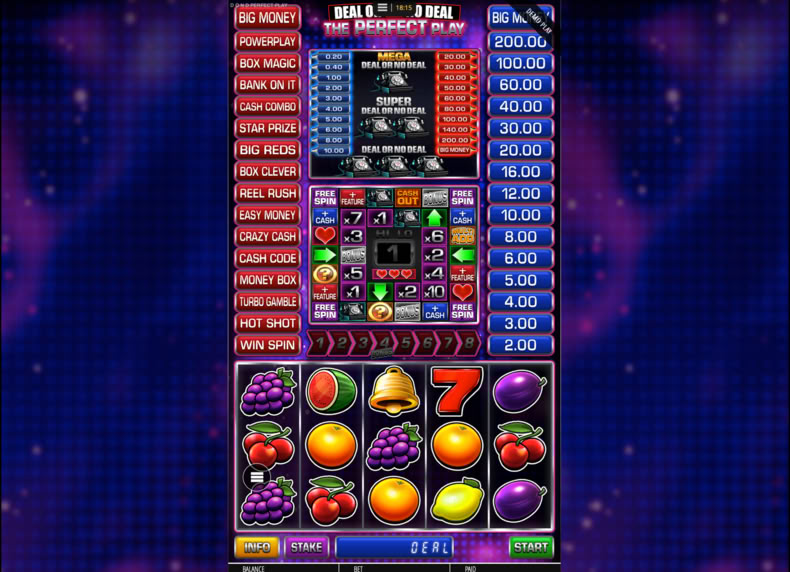 Deal Or No Deal The Perfect Play game - play for free