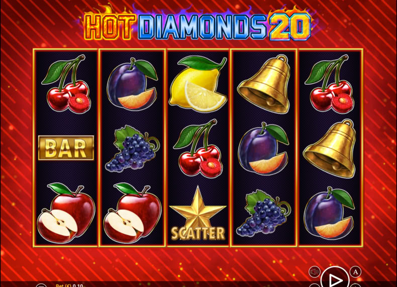 Hot Diamonds 20 game - play for free