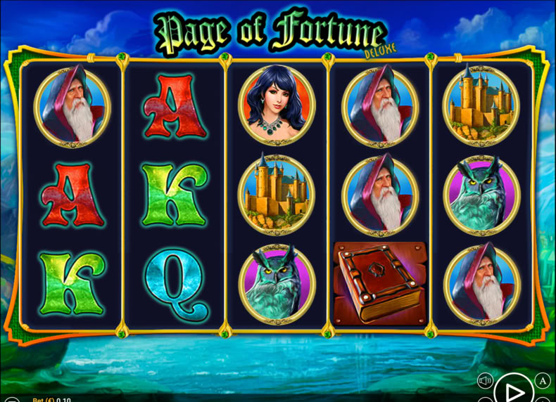 Page Of Fortune Deluxe game - play for free