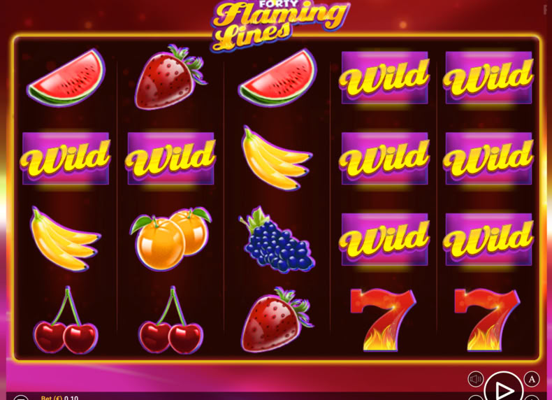 40 Flaming Lines game - play for free