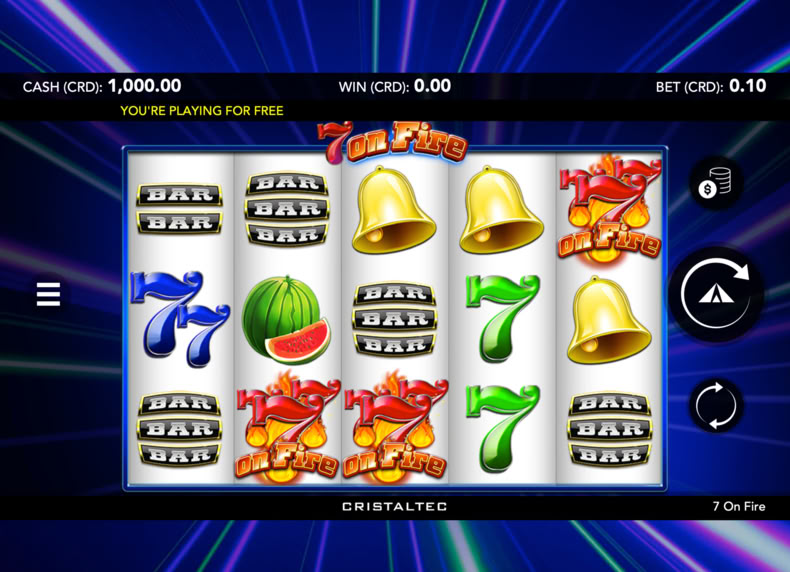 7 on Fire game - play for free