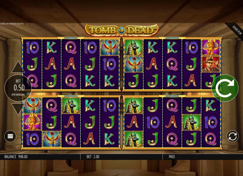 Tomb Of Dead Power 4 Slots game - play for free
