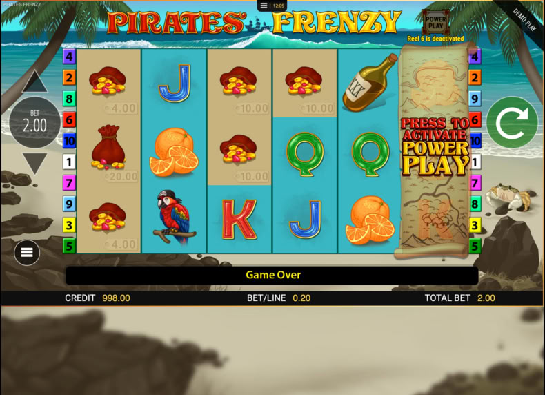 Pirates Frenzy game - play for free