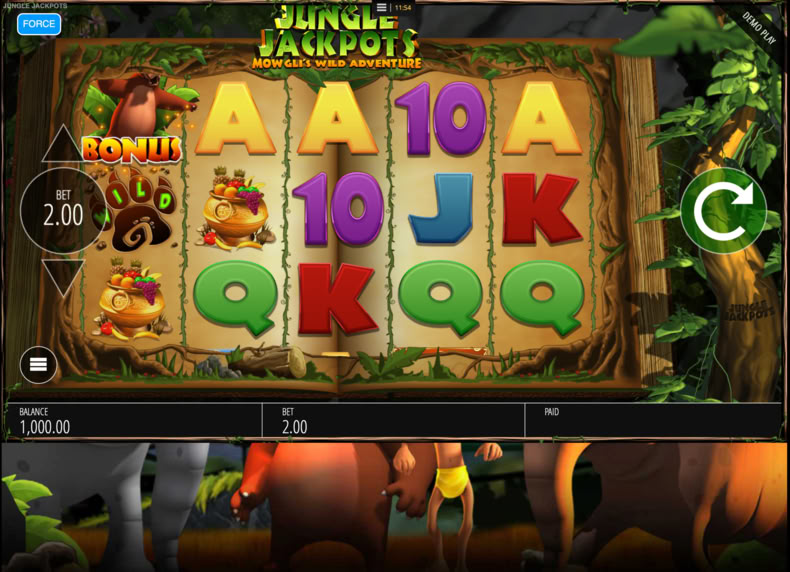 Jungle Jackpots game - play for free