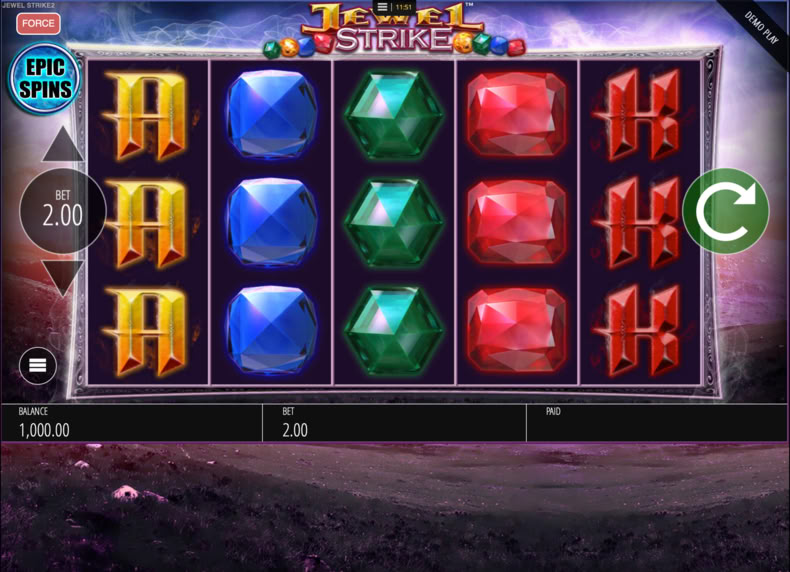 Jewel Strike game - play for free