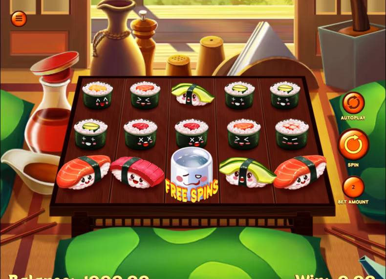 Sushi Wins - Reels & Rolls game - play for free