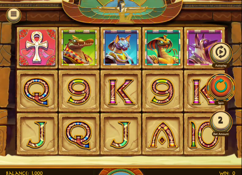 Gods of Luxor game - play for free