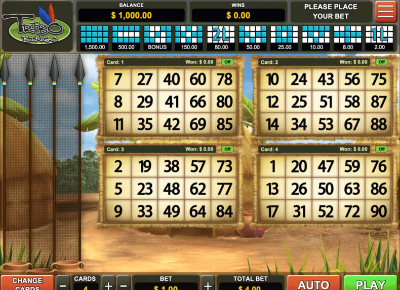 Tribo Bingo game - play for free