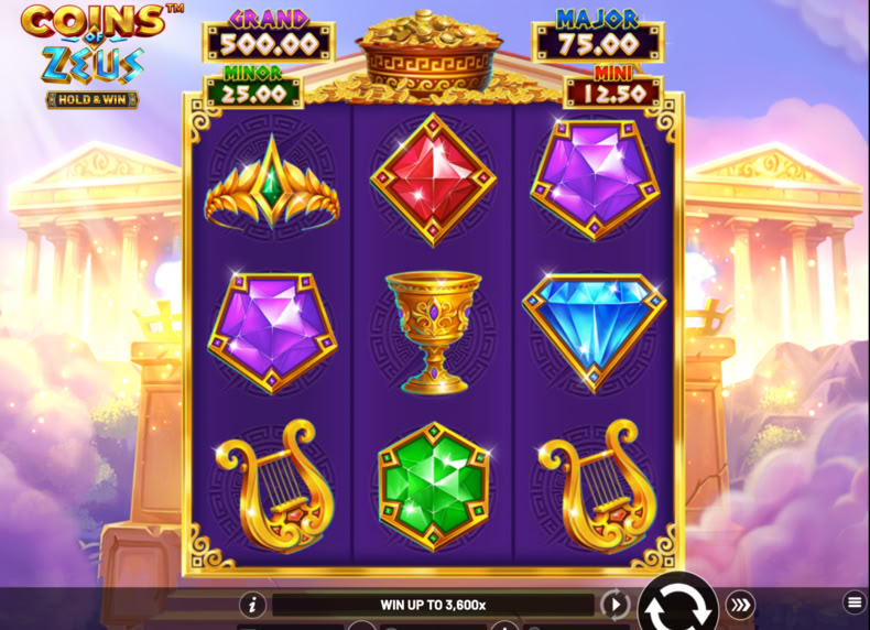Coins of Zeus game - play for free