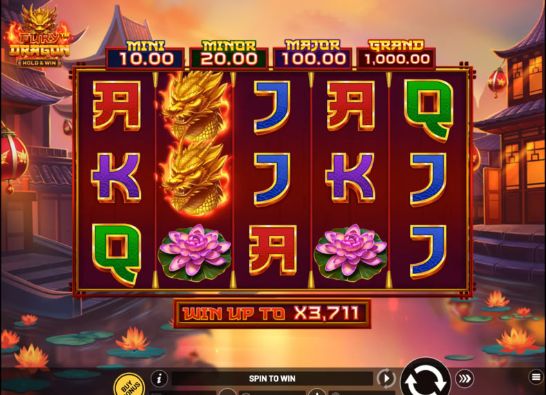 Fury Dragon game - play for free