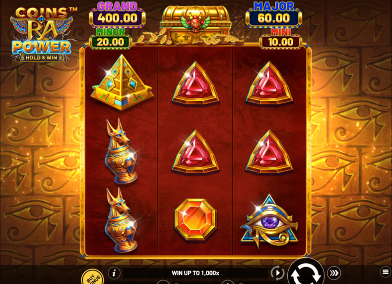 Coins of Ra Power game - play for free