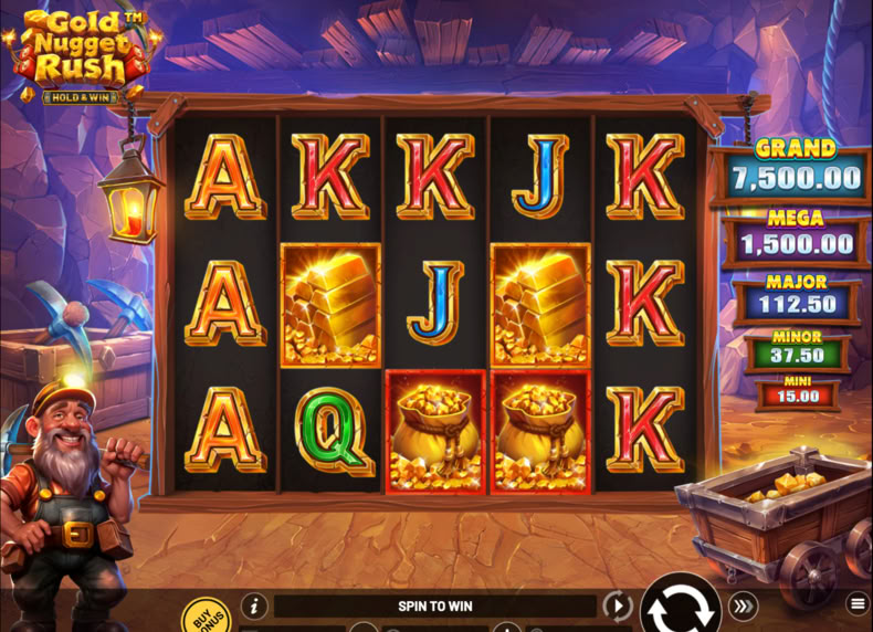 Gold Nugget Rush game - play for free