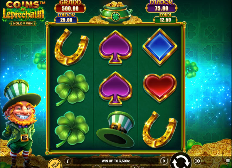 Coins of Leprechaun game - play for free