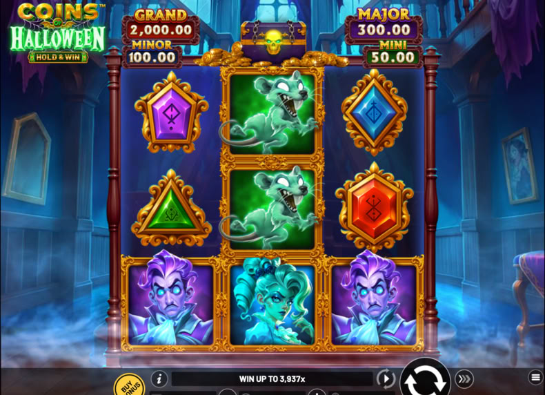 Coins of Halloween game - play for free