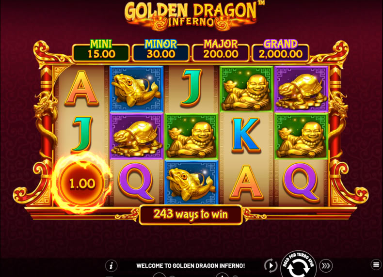 Golden Dragon Inferno game - play for free