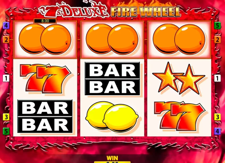 7s Deluxe Fire Wheel game - play for free