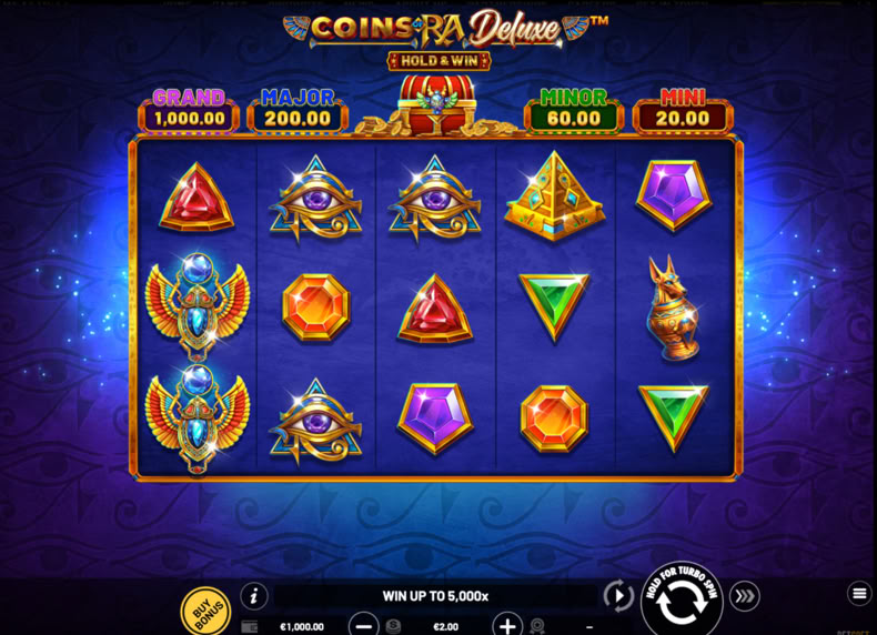 Coins Of Ra Deluxe game - play for free