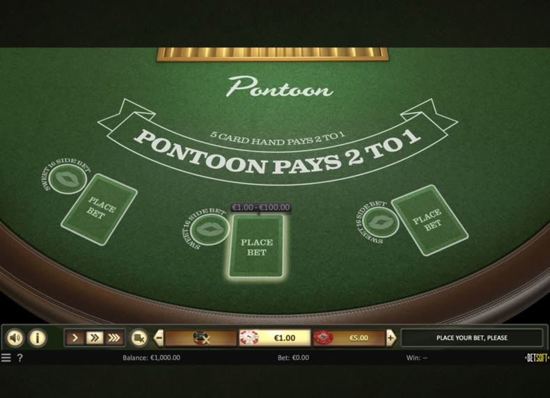 Pontoon 21 game - play for free