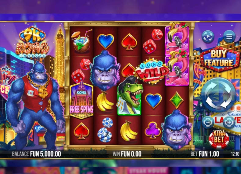 9k Kong in Vegas game - play for free