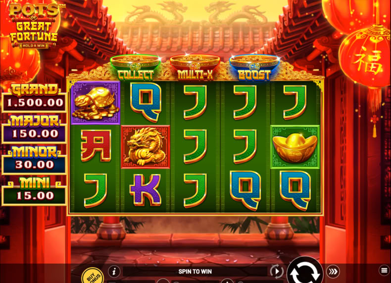 Pots of Great Fortune game - play for free
