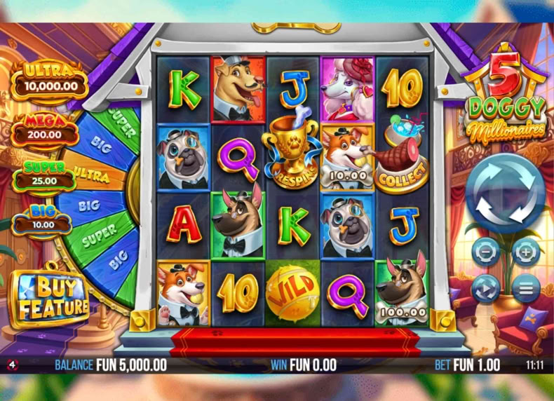 5 Doggy Millionaires game - play for free