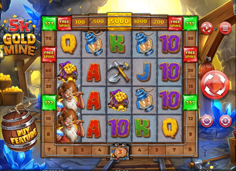5k Gold Mine game - play for free