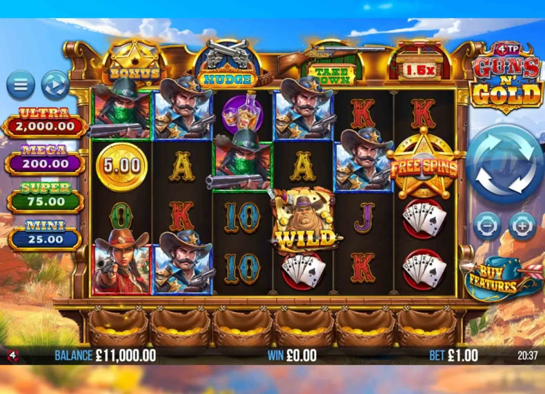 4tp Guns N Gold game - play for free