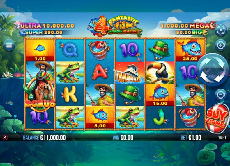 4 Fantastic Fish Amazon Adventure game - play for free