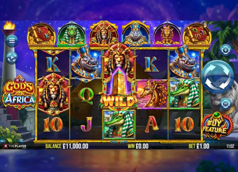 4TP Gods Of Africa game - play for free