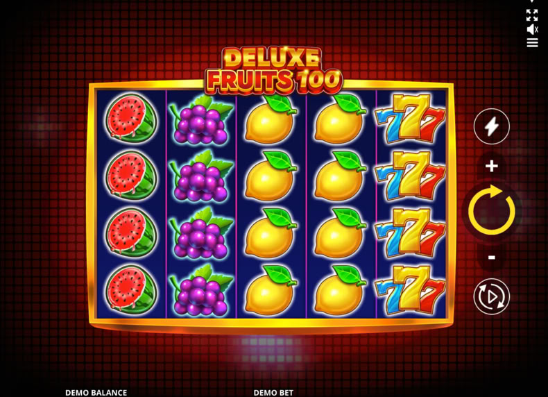 Deluxe Fruits 100 game - play for free