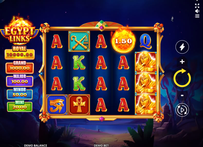 Egypt Links game - play for free