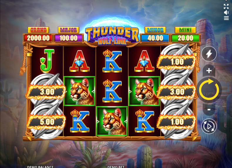 Thunder Wolf Link game - play for free