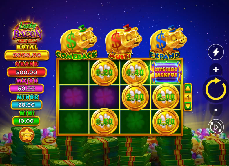 Lucky Bacon: Trinity Series™ game - play for free