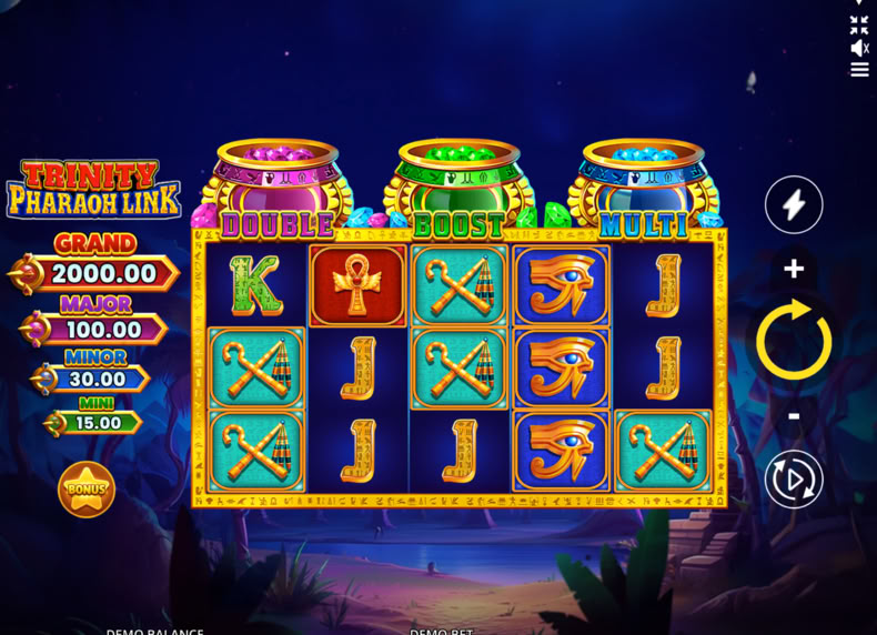 Trinity Pharaoh Link game - play for free