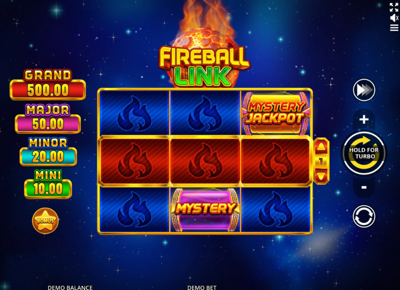 Fireball Link: CASH UP game - play for free