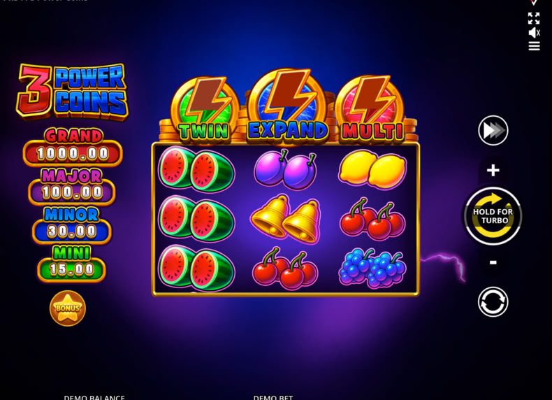 3 Power Coins game - play for free
