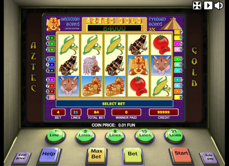 Aztec Gold game - play for free