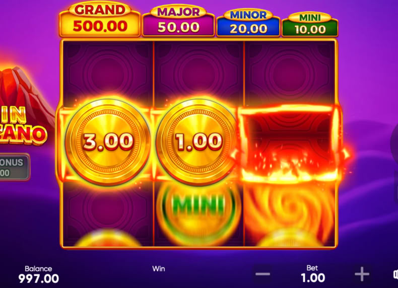 Coin Volcano game - play for free